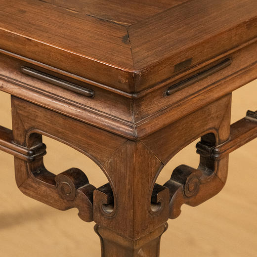 清 红木拱璧纹画桌 商品图3