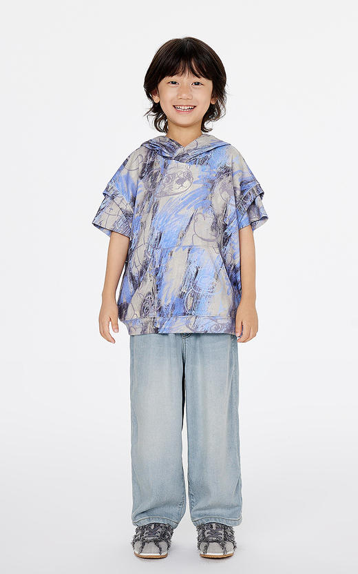 jnby  25年春款  连帽套头卫衣  1P2410660 商品图0