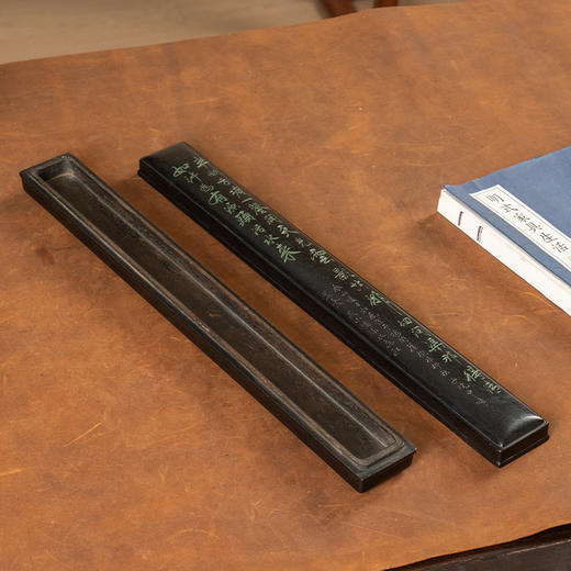 清 紫檀诗文笔盒 商品图1