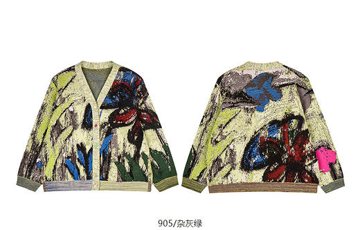 jnby   25年春款  中长款开襟针织衫  1P2312230 商品图14