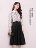 全新升级【铂金会员165/天猫219/差价54】(62210)洛诗琳法式碎花长袖衬衫女春季2025新款气质通勤雪纺衫上衣 商品缩略图2