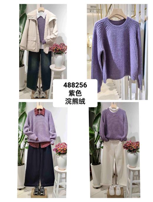 488256浣熊绒亮片毛衫 商品图1