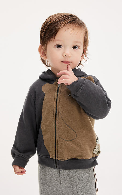 jnby   25年春款  连帽开襟卫衣  YP2411860 商品图0