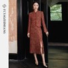 IWY/扶摇系列 轻奢重工外套开叉半身裙红色小香风粗花呢编织羊毛套装FYCS565 商品缩略图1