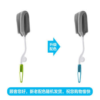 茶花 转动长柄瓶刷海绵洗杯刷清洁刷水杯刷神器保温杯刷颜色随机 商品图7