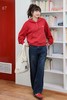 【预售】柚丁女装红色连帽减龄卫衣9A11V27409 商品缩略图0