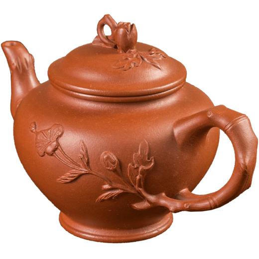 《樱花壶》 冯洪君 高级工艺美术师、宜兴市著名陶艺家、宜兴市陶艺协会会员、 无锡市艺术协会会员、 江苏省紫砂研究学会会员、中国工艺美术学会会员 商品图5