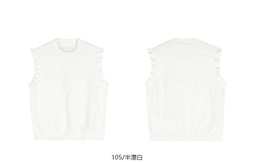 Jnby  25年春款  针织背心  1P2311090 商品图13