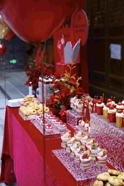 红色系开业茶歇 商品图1