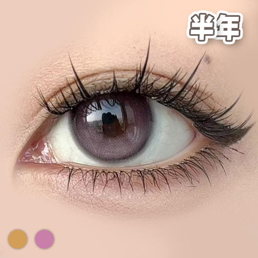 A46 灯泡高光 浅棕/灰紫 14.2mm【1片装】进口-舒适推荐 / 半年抛 商品图2