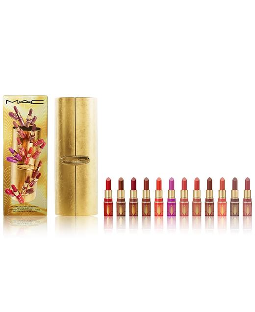 新春捡漏！MAC 魅可 Lustreglass 限定迷你口红13只金装礼盒 原价1700+，现在只要￥680直邮到手 商品图0