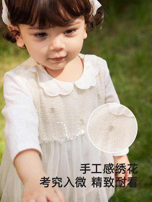 英氏婴儿衣服春夏女童连体衣裤子休闲套装2025新款YRAAJ1R003A 商品图2