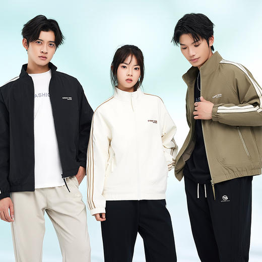 【新品上新】HX 春季立领茄克衫外套休闲运动S105511075101/02/03 商品图1