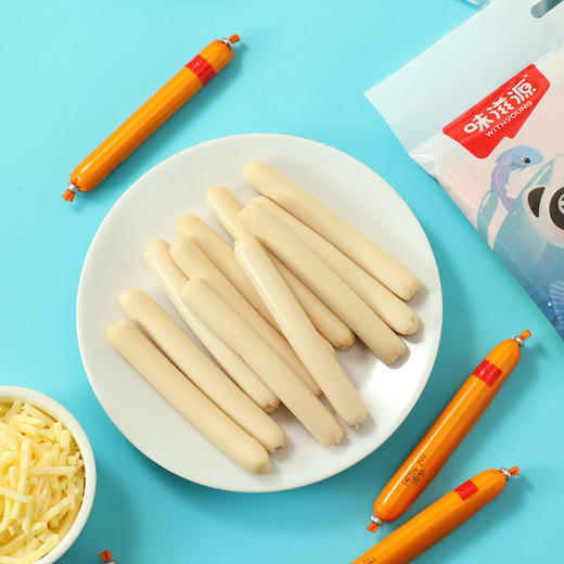 【味滋源】深海鳕鱼肠芝士味 150g 鱼肉火腿肠即食海味休闲解馋零食追剧小吃 商品图4