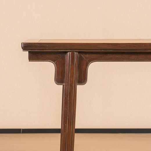 清 红木夹头榫刀牙板平头案 商品图1