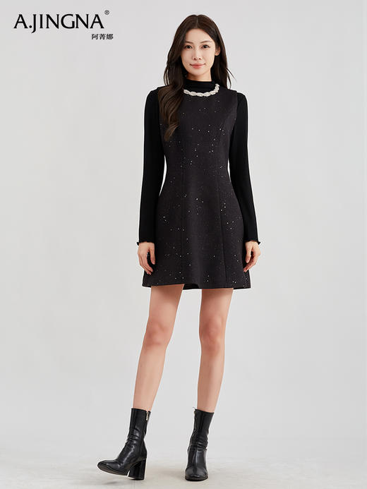 【优雅贵族】阿菁娜千金小礼服香风背心套装连衣裙F30C230002 商品图1