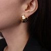【毛晓彤&秋瓷炫&沈梦辰同款】Garden of Eden 伊甸园系列 | 伊甸之心耳钉（金银2色） 商品缩略图2