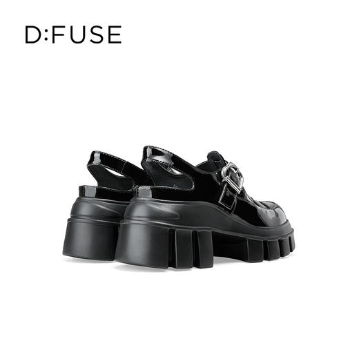 Dfuse迪芙斯2025春季新款透气休闲凉鞋复古风增高罗马凉鞋DFD1115112 商品图3