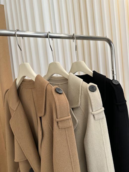 超划算速抢❗100%羊毛！【礼挚高端定制品牌】孙俪、刘涛、高圆圆众多明星同款！👊自带气场的经典风衣式羊毛大衣！✅高克重，挺阔有型！软糯如云朵般🆓单穿都不扎皮肤🔥保暖性极强！ 商品图4