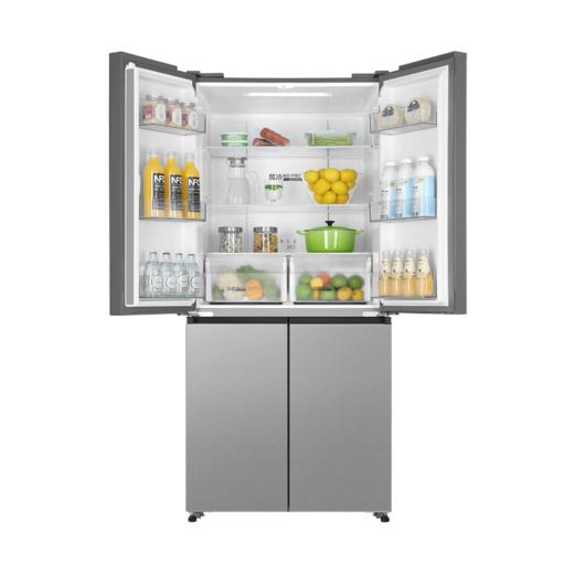 海尔（202883）冰箱BCD-471WGHTDEDSW彩晶变频1级风冷无霜 超薄箱体、厨装一体 压机风机双变频设计 三挡变温 DEO净味系统 商品图3