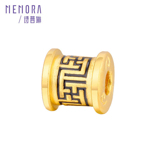 瑞彩路路通转运珠 足金黄金转运珠男女情侣款MEMORA诗普琳HP463201、HP463202 商品图1