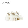 Dfuse迪芙斯2025春季新款透气休闲凉鞋复古风增高罗马凉鞋DFD1115112 商品缩略图8
