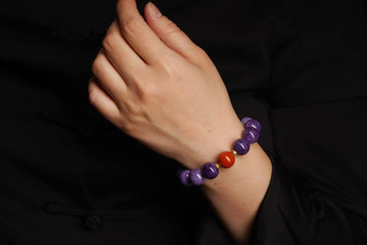 “九紫离火”紫龙晶&南红 商品图1