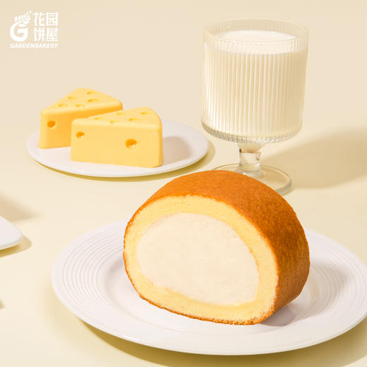 花园饼屋 生酮半熟奶酪卷 370g 商品图1