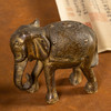 清 铜鎏金大象摆件（一对） 商品缩略图2
