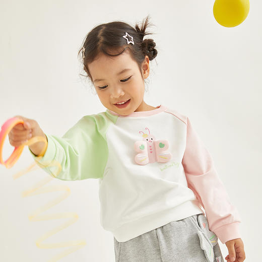 Cucutas女幼童长袖卫衣CY25SPW727米白（90#-120#） 商品图4
