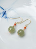【敦煌声声慢耳坠】中式玉质老型珠耳坠 南红玛瑙文艺耳饰优雅 商品缩略图3