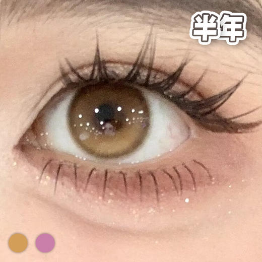 A46 灯泡高光 浅棕/灰紫 14.2mm【1片装】进口-舒适推荐 / 半年抛 商品图0