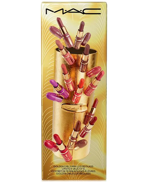 新春捡漏！MAC 魅可 Lustreglass 限定迷你口红13只金装礼盒 原价1700+，现在只要￥680直邮到手 商品图1