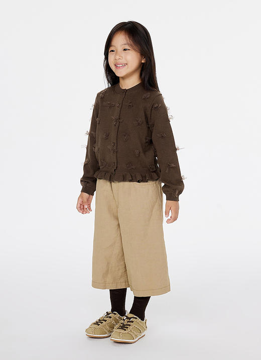 jnby  25年春款  短款开襟针织衫 1P2310720 商品图8