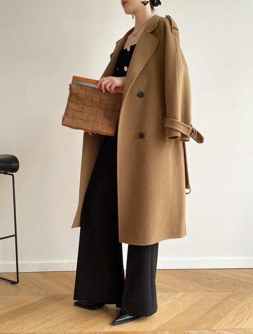 超划算速抢❗100%羊毛！【礼挚高端定制品牌】孙俪、刘涛、高圆圆众多明星同款！👊自带气场的经典风衣式羊毛大衣！✅高克重，挺阔有型！软糯如云朵般🆓单穿都不扎皮肤🔥保暖性极强！ 商品图11