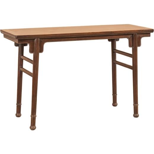 清 红木夹头榫刀牙板平头案 商品图5