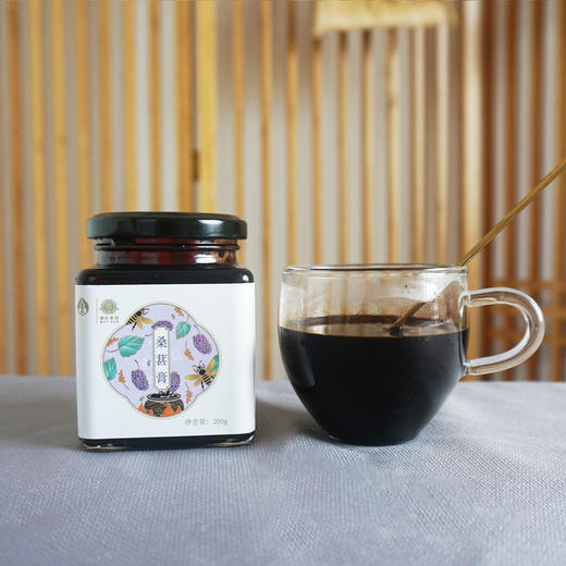 叶开泰桑葚膏 当季新鲜大果采摘熬制 纯草本无添加 200g 商品图3