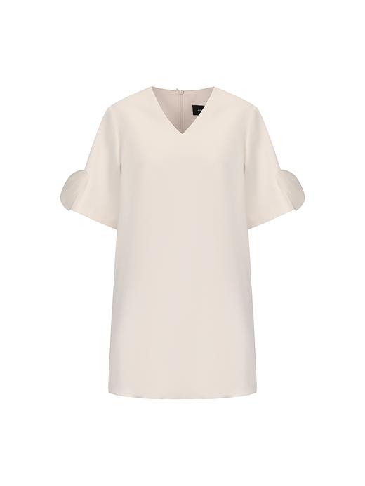 【杜维埃夏日】层叠圆片拼接设计A字连衣裙 商品图4