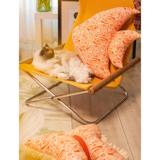 剪纸系列异形抱枕靠垫圆柱睡抱枕金鱼蝴蝶春节喜庆新中式棉可拆洗 商品图3