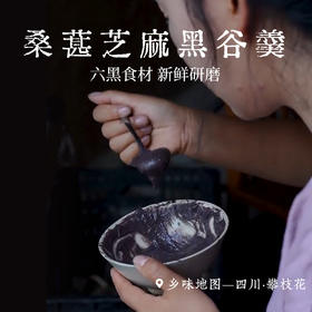 桑葚芝麻核桃黑谷羹350g一罐