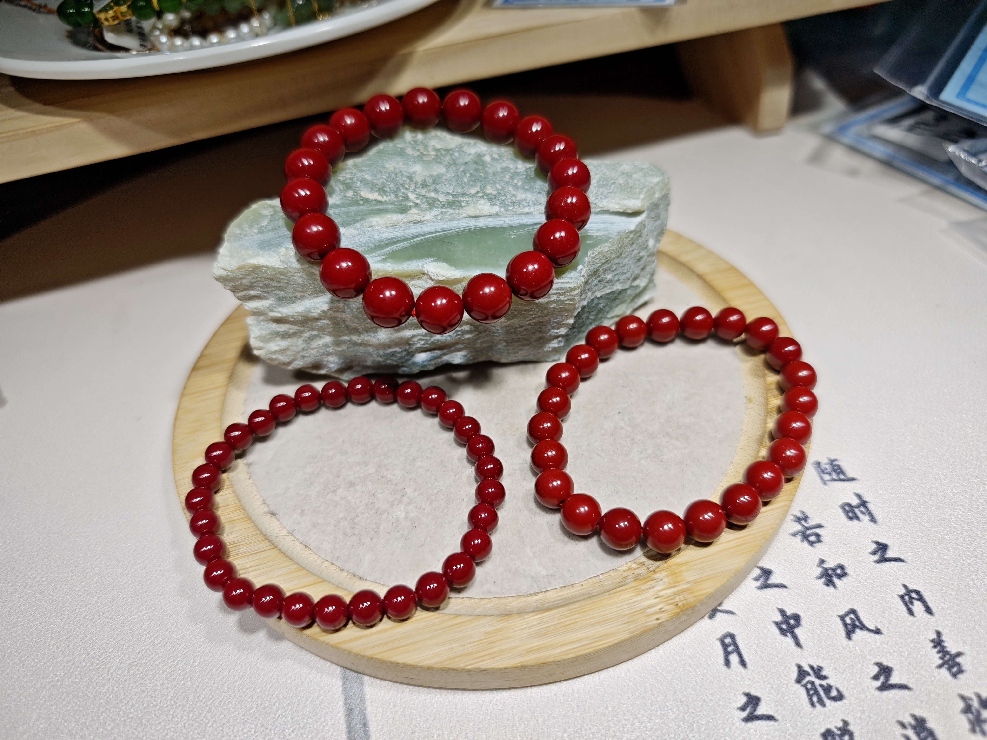 L-天然朱砂单圈手串6mm8mm10mm超值福利！