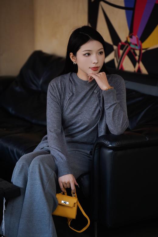 【现货】安诺多巴胺小衫 圆领针织衫【水溶羊毛】四季皆宜LQWG9255 商品图4