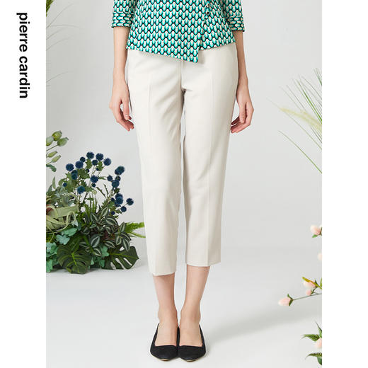 皮尔卡丹女装时尚百搭显瘦通勤简约直筒裤P3216T3049M1 商品图3