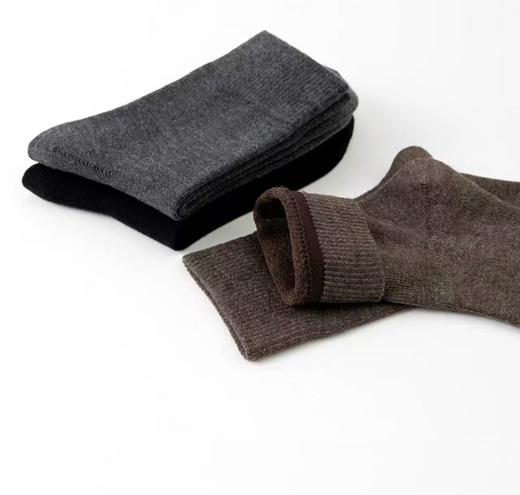 【春节不打烊】男袜天花板！秋冬男士羊毛+汉麻中筒袜*2双/4双 商品图4