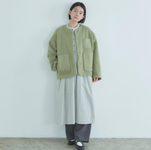 (4折) Nouvelles du paradis 鼠尾草绿短外套 商品图0