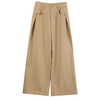 玳莎简约宽松阔腿裤女2025年春季新款垂感卡其长裤显瘦通勤休闲裤  FA36306 商品缩略图4