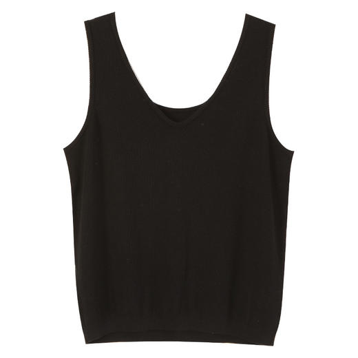 玳莎V领针织吊带背心女2025年春季新款修身销售百搭内搭打底上衣  FA33004 商品图4