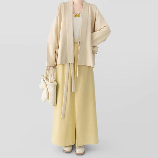 裁缝学苑AQ415宋制汉服对襟袄飞机袖上衣改良宋裤三件套纸样样板图纸 商品图2