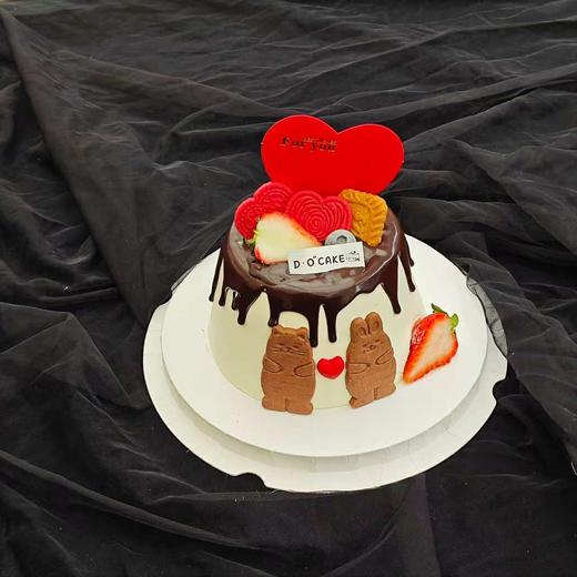 新品“每天爱你多一些”新鲜草莓会换成其他装饰，提前5小时预定 商品图1