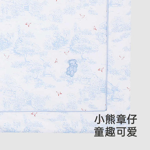 英氏婴儿被子5A抗菌柔软亲肤夹棉被宝宝床品25年新品YEBBJ0R002A 商品图3